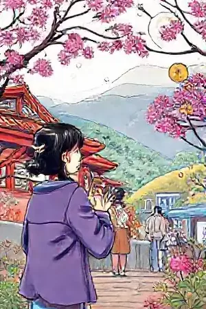 幕后纪录片《镜头背后的九个人》竖版海报，片场灯光架与工作人员剪影